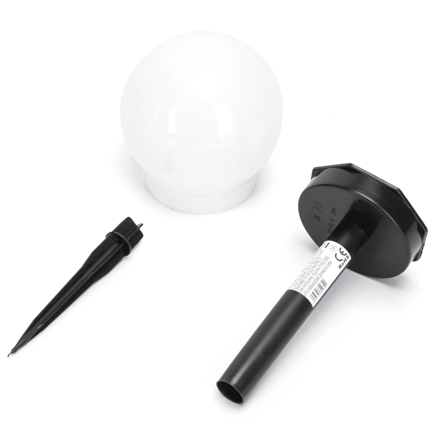 Aigostar - LED Solarna lampa LED/0,006W/1,2V 33cm crno 6500K IP44