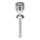 Aigostar - LED solarna lampa LED/0,006W/1,2V 35,5cm mat hrom 100 mAh 3000K IP44