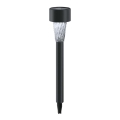 Aigostar - LED solarna lampa LED/0,006W/1,2V 40 mAh 29,5 cm crna 6500K IP44