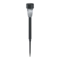 Aigostar - LED solarna lampa LED/0,006W/1,2V 40 mAh 29,7 cm crna 6500K IP44