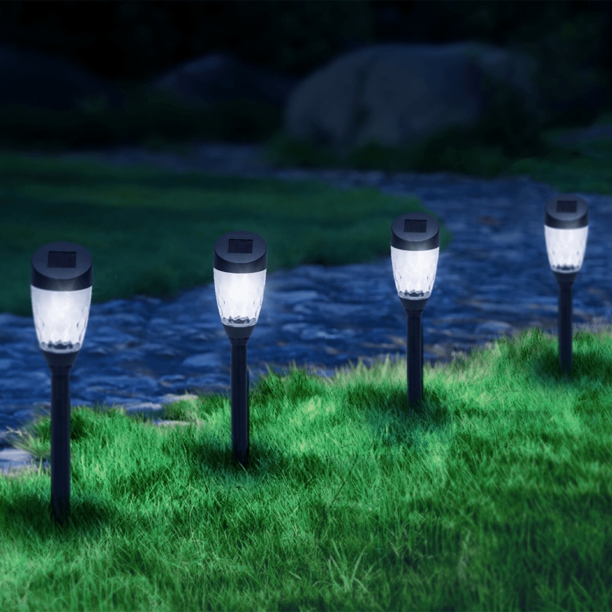 Aigostar - LED Solarna lampa LED/0,006W/1,2V 40mAh 6500K IP44 34,5 cm zvezda