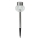 Aigostar - LED Solarna lampa LED/0,012W/1,2V 100mAh 6500K IP44 38,4 cm