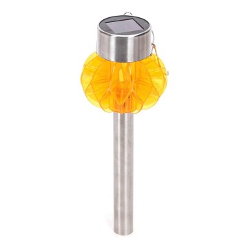 Aigostar - LED Solarna lampa LED/0,012W/1,2V 38,4cm 3000K IP44 narandžasta