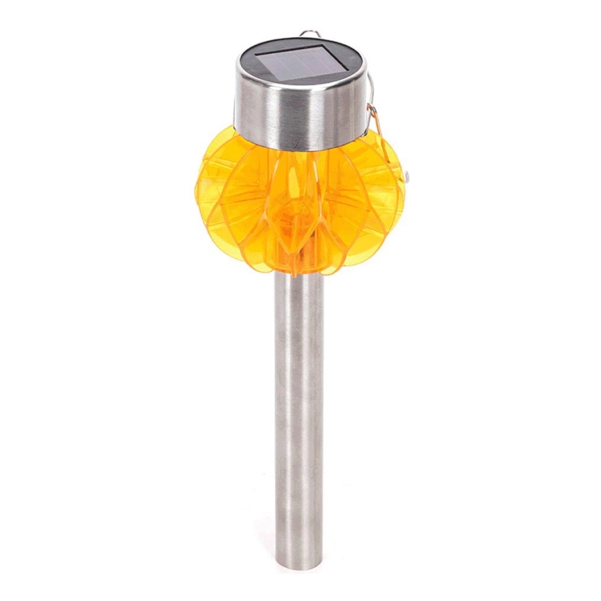 Aigostar - LED Solarna lampa LED/0,012W/1,2V 38,4cm 3000K IP44 narandžasta