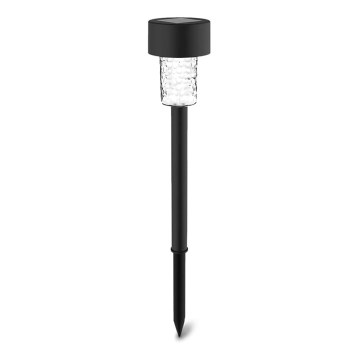 Aigostar - LED Solarna lampa LED/0,06W/2V 32,7 cm 6500K IP44 crno