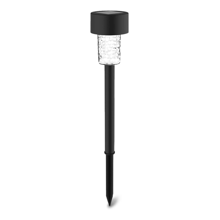 Aigostar - LED Solarna lampa LED/0,06W/2V 32,7 cm 6500K IP44 crno