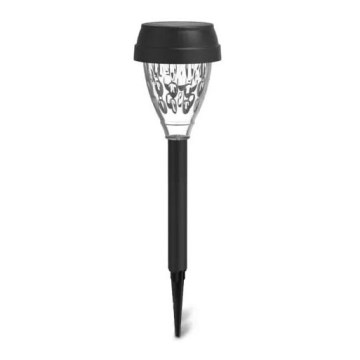 Aigostar - LED Solarna lampa LED/0,06W/2V 33,5 cm 6500K IP44 crno