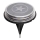 Aigostar - LED Solarna lampa LED/0,6W/5,5V 24,5 cm 500 mAh 3200K IP66 crno