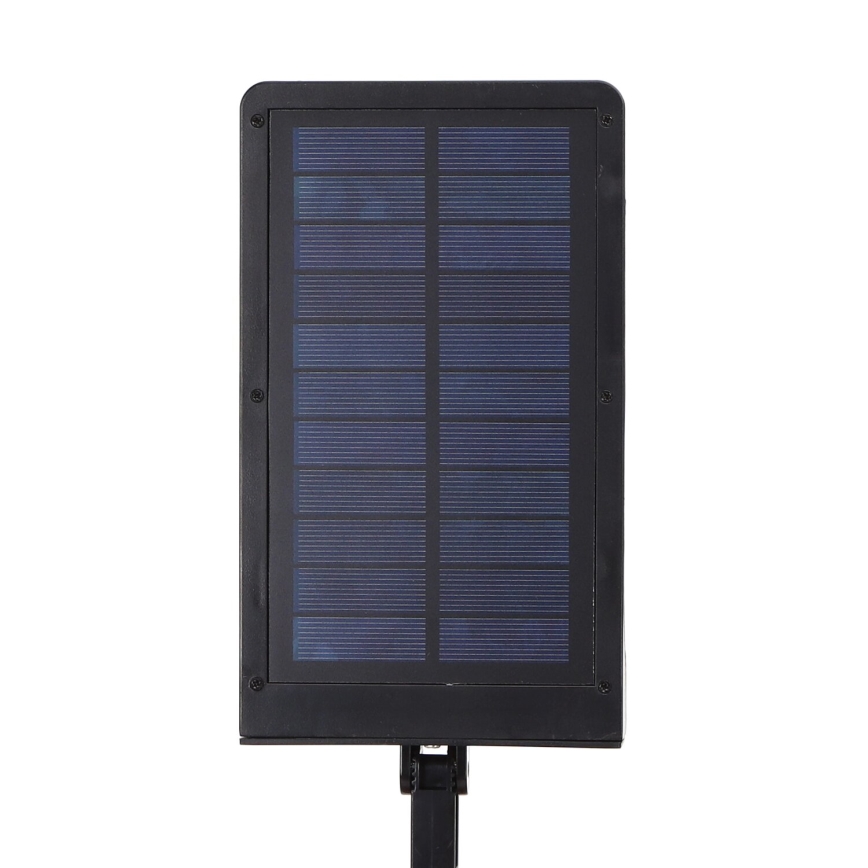 Aigostar - LED Solarna ulična svetiljka sa senzorom LED/3W/3,7V1800 mAh IP44 3000/4000/5000K + Daljinski upravljač