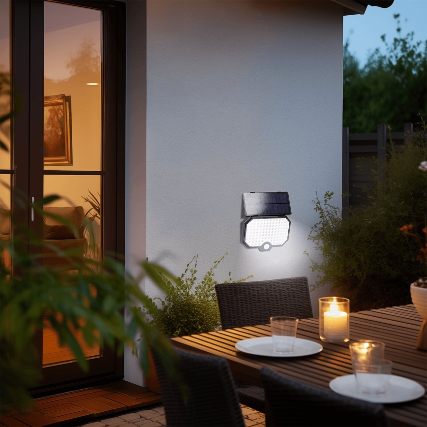 Aigostar - LED Solarna lampa sa senzorom pokreta LED/2,4W/3,7V IP65