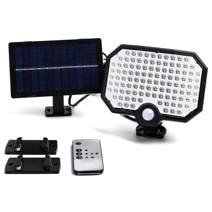 Aigostar - LED Solarna lampa sa senzorom pokreta LED/2,4W/3,7V IP65