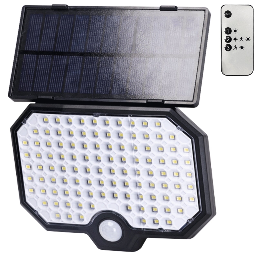 Aigostar - LED Solarna lampa sa senzorom pokreta LED/2,4W/3,7V IP65