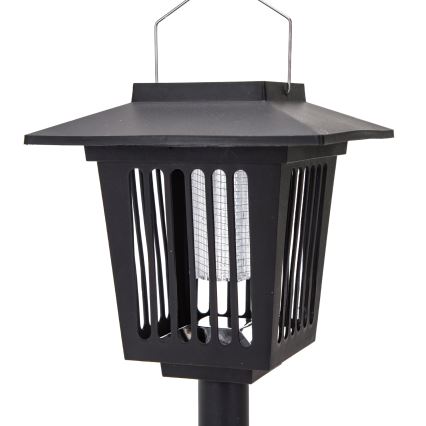 Aigostar - LED Solarna lampa sa zamkom za insekte LED/0,03W/1,2V 55,2cm crno 6500K IP44