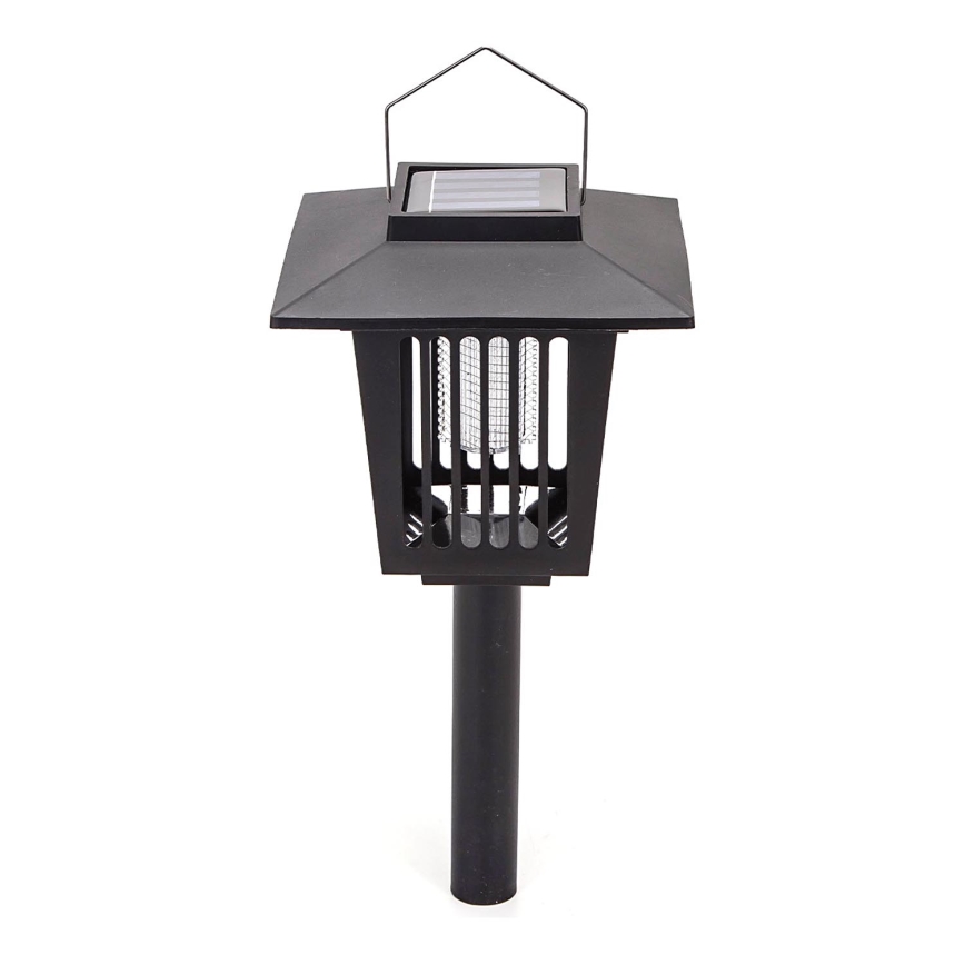 Aigostar - LED Solarna lampa sa zamkom za insekte LED/0,03W/1,2V 55,2cm crno 6500K IP44