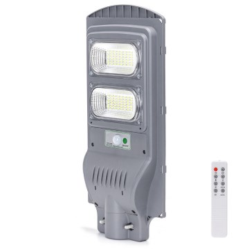 Aigostar - LED Solarna ulična svetiljka sa senzorom LED/100W/3,2V 10000mAh IP65 6500K + Daljinski upravljač