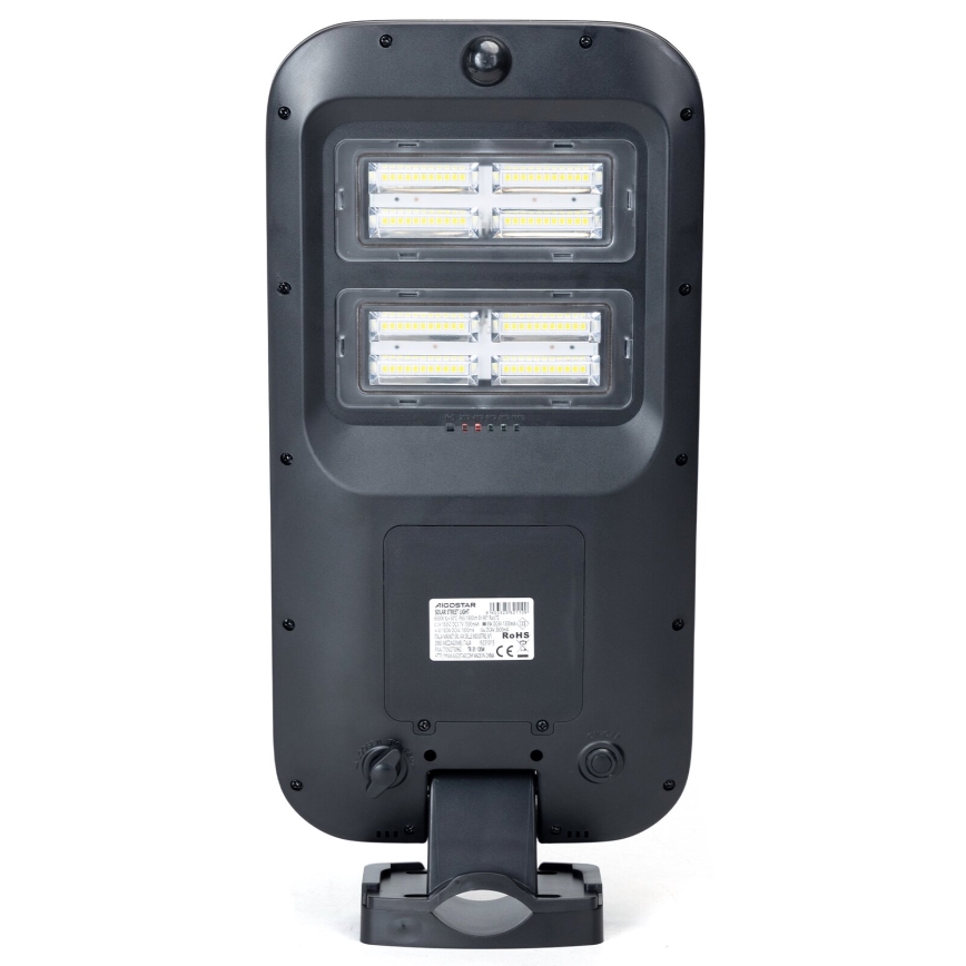 Aigostar - LED Solarna ulična svetiljka sa senzorom LED/180W/4V 7500mAh IP65 + Daljinski upravljač