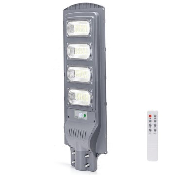 Aigostar - LED Solarna ulična svetiljka sa senzorom LED/200W/3,2V 20000mAh IP65 6500K + Daljinski upravljač