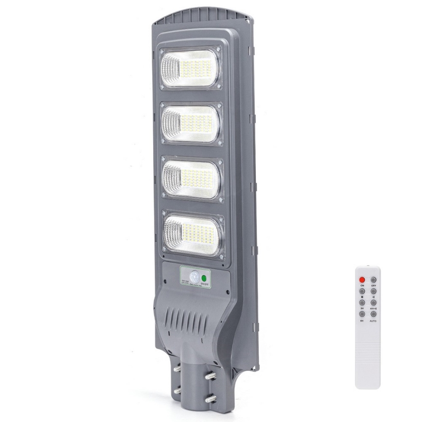 Aigostar - LED Solarna ulična svetiljka sa senzorom LED/200W/3,2V 20000mAh IP65 6500K + Daljinski upravljač