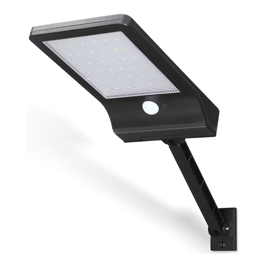 Aigostar - LED Solarna ulična svetiljka sa senzorom LED/3W/3,7V1800 mAh IP44 3000/4000/5000K + Daljinski upravljač
