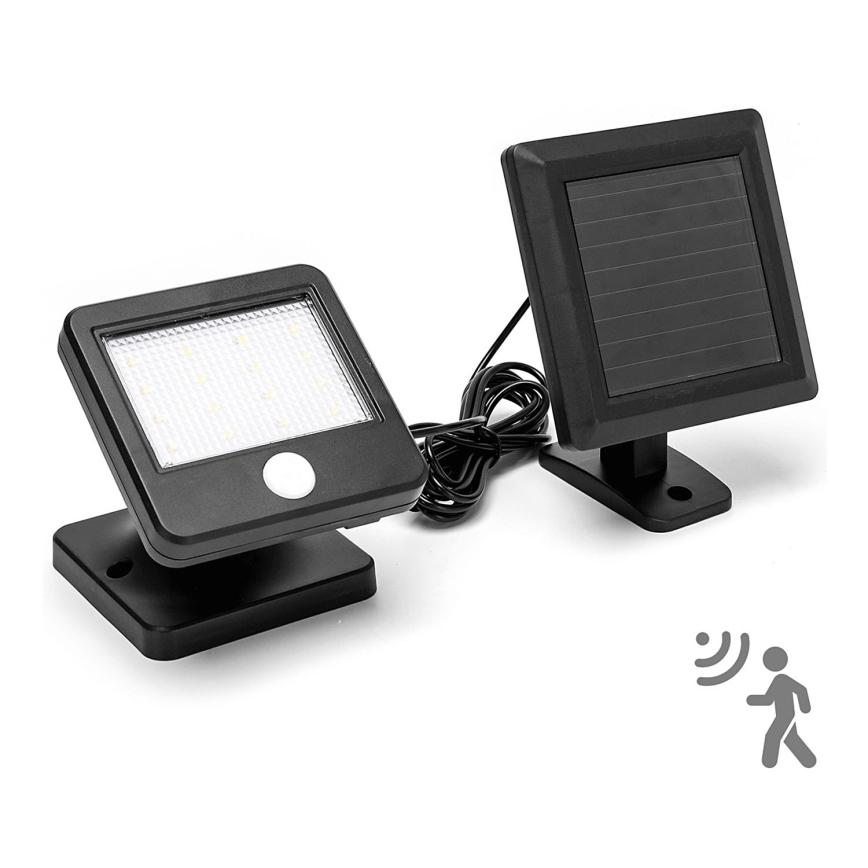 Aigostar - LED Solarna zidna lampa sa senzorom LED/0,64W/3,7V 600 mAh 6500K IP44