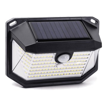 Aigostar - LED Solarna zidna lampa sa senzorom LED/0,8W/5,5V 6500K IP65
