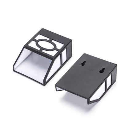 Aigostar - LED Solarna zidna rasveta LED/0,006W/1,2V 2700K IP44 crno