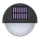 Aigostar - LED Solarna zidna rasveta LED/1W/1,2V crno 2700K IP44