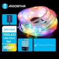 Aigostar - LED Solarne božićne lampice 100xLED/8 funkcije 12m IP65 šareni