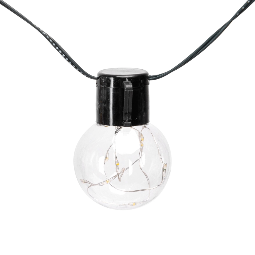 Aigostar - LED Solarne božićne lampice 10xLED/8 funkcije 6,5m IP65 500 mAh šareni