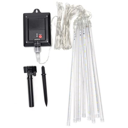 Aigostar - LED Solarne božićne lampice 192xLED/8m IP65 1200 mAh topla bela