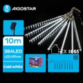 Aigostar - LED Solarne božićne lampice 384xLED/13m IP65 hladna bela