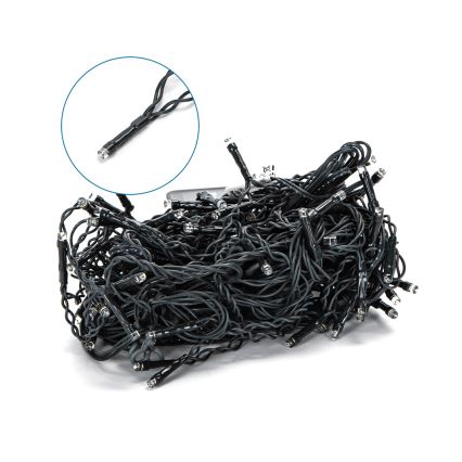 Aigostar - LED solarna božićna girlanda 100xLED/8 funkcija 8x0,6m 500 mAh IP65 hladna bela