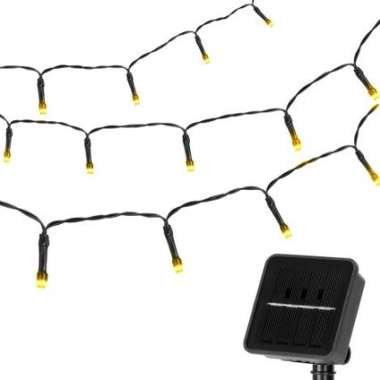 Aigostar - LED Solarni lanac 100xLED/12m 300 mAh IP65 topla bela