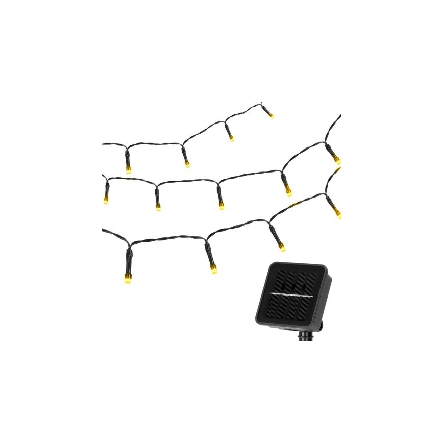 Aigostar - LED Solarni lanac 100xLED/12m 300 mAh IP65 topla bela