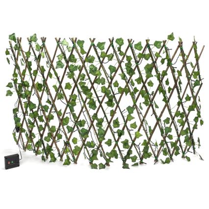 Aigostar - LED solarni lanac 102xLED/2x0,7m IP65 topla bela ivy