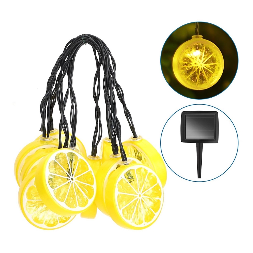 Aigostar - LED Solarni lanac 10xLED/3,8m IP44 topla bela