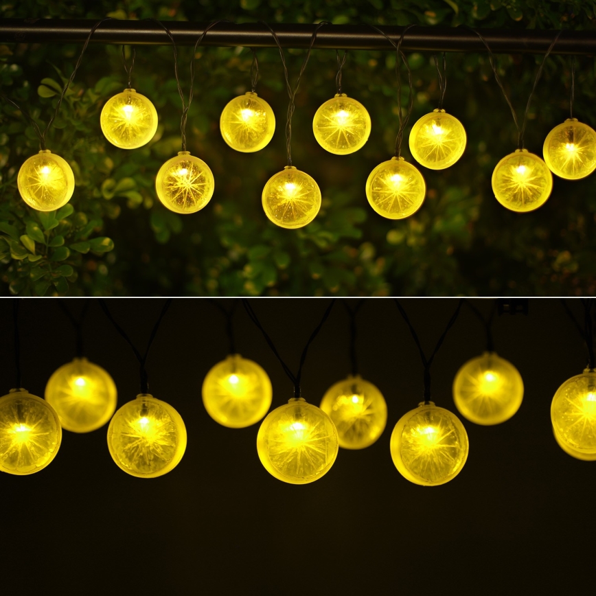 Aigostar - LED Solarni lanac 10xLED/3,8m IP44 topla bela