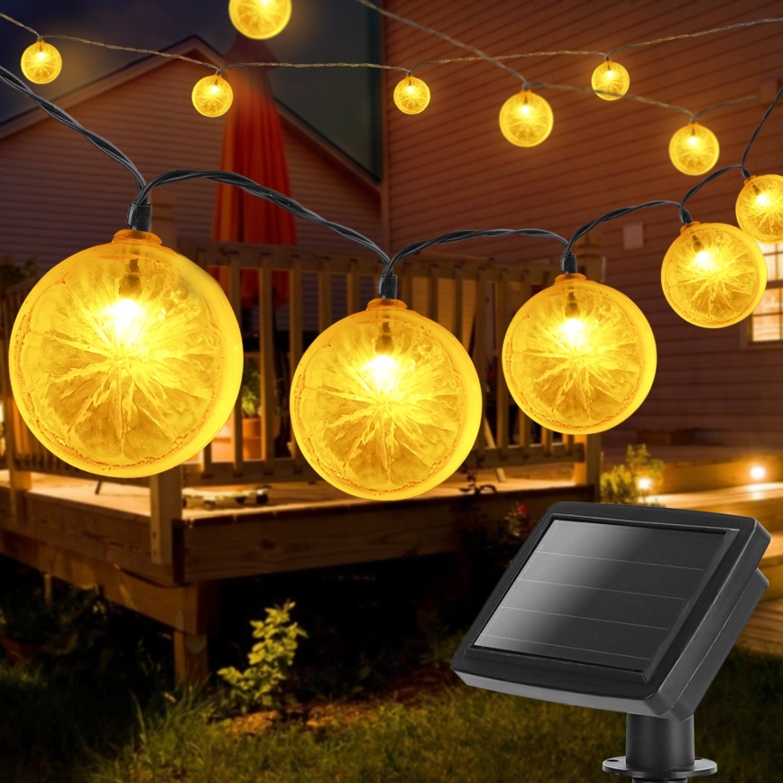 Aigostar - LED Solarni lanac 10xLED/3,8m IP44 topla bela