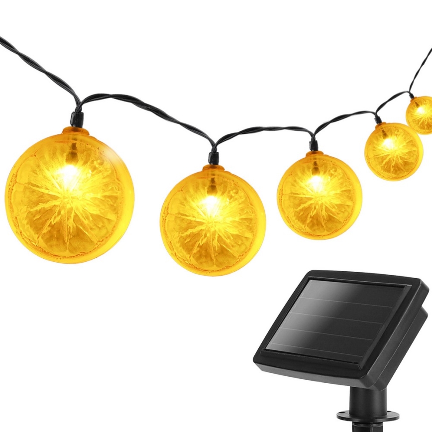 Aigostar - LED Solarni lanac 10xLED/3,8m IP44 topla bela