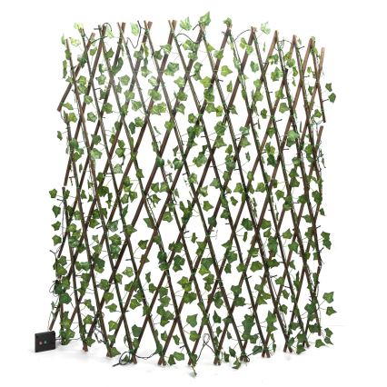 Aigostar - LED solarni lanac 148xLED/2x1,2m IP65 topla bela ivy