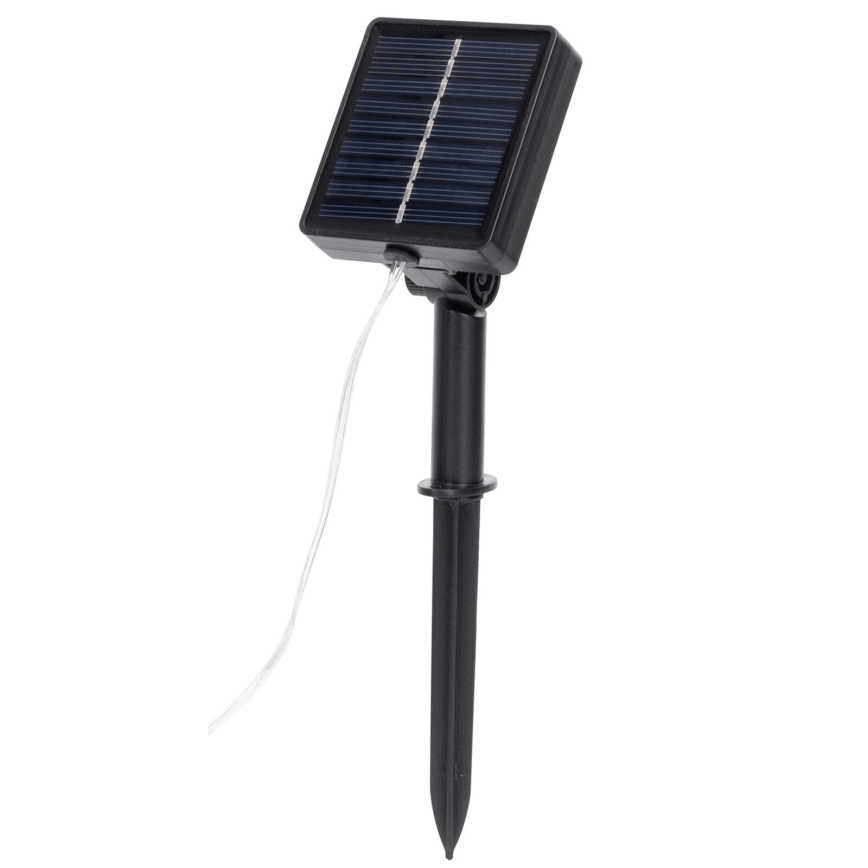 Aigostar - LED solarni lanac 70xLED/4x1m IP65 topla bela eukaliptus