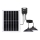 Aigostar - LED Solarni luster 2xLED/70W/12V 12000 mAh 6500K pr. 23,5 cm + Daljinski upravljač