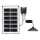 Aigostar - LED Solarni luster LED/35W/12V 3000 mAh 6500K pr. 15 cm + Daljinski upravljač