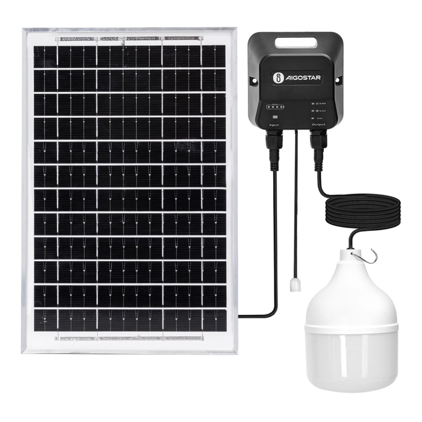 Aigostar - LED Solarni luster LED/70W/12V 6000 mAh 6500K pr. 12 cm + Daljinski upravljač