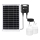 Aigostar - LED Solarni luster sa senzorom 2xLED/35W/12V 6000 mAh 6500K pr. 10 cm + Daljinski upravljač