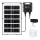 Aigostar - LED Solarni luster sa senzorom LED/35W/12V 3000 mAh 6500K pr. 10 cm + Daljinski upravljač