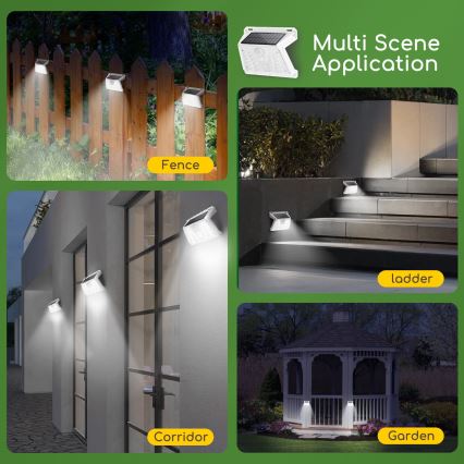 Aigostar - LED Solarno spoljne svetlo sa senzorom LED/1,48W/3,7V IP65 1200 mAh