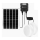 Aigostar - LED Solarno svetlo 2xLED/70W/12V 12000 mAh 6500K pr. 20,5 cm + Daljinski upravljač