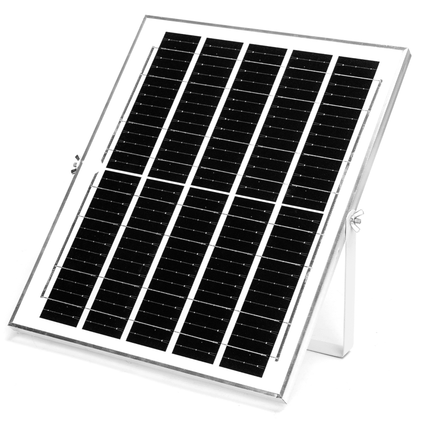 Aigostar - LED solarna svetiljka 2xLED/70W/12V 12000 mAh 6500K prečnik 20,5 cm + daljinski upravljač