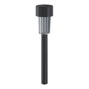 Aigostar - LED Solarno svetlo LED/0,006W/1,2V 29,5 cm crno 6500K IP44